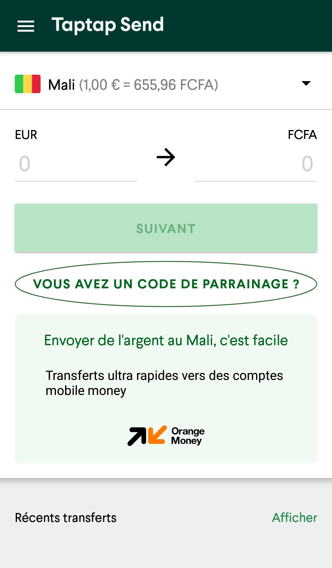code-promo-taptap-send-sortir-bamako